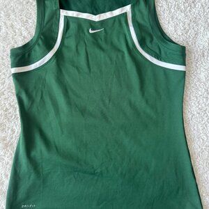 Nike Tennis Tank Top Green and White